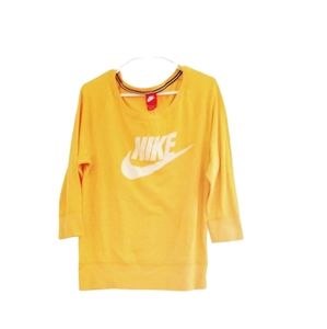 Nike size medium orange long sleeve shirt
